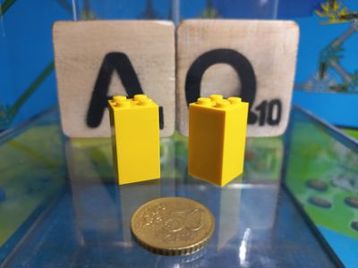 Lego parts are often compatible with K'nex