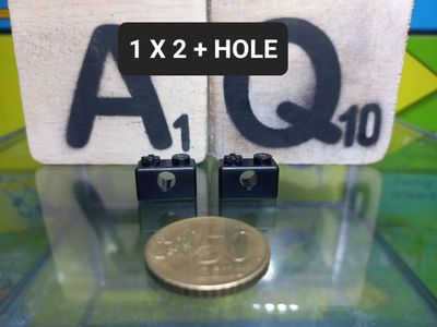 1 x 2 met gat | Holed