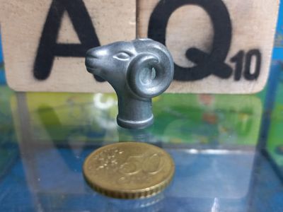 Speelgoed (Gebruikt) | Playmobil | Stormram (metaal) | Ram's head for front of battering ram