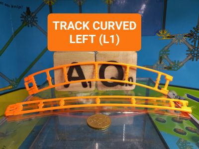 K'nex (Micro) Bocht naar links | (L1) Track Curved Left