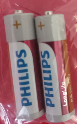 Batterijen (Nieuw) | 2 x Philips AA Long Life (Penlite)