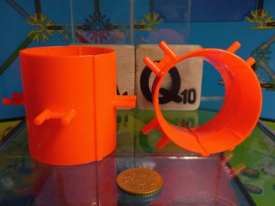 K'nex (Gebruikt) | Buishouder | Oranje | 6.3 cm | Ø 5.3 | 99053 | Tube holder Orange |