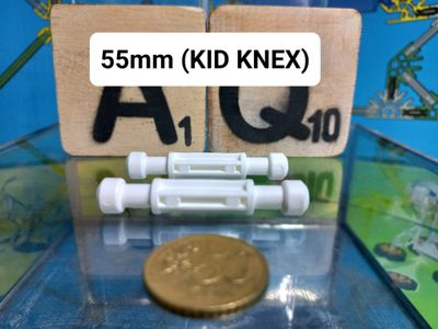 K'nex (Gebruikt) | Rod | Kid K'nex | Wit | 820400 | Kid K'NEX Rod 55mm White