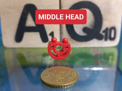 K'nex (Nieuw) | Classic | 90924 | Ogen | Hoofd | Rood | Middenstuk | Middle head K'nex (Nieuw) | Classic | 90924 | Ogen | Hoofd | Rood | Middenstuk | Middle head