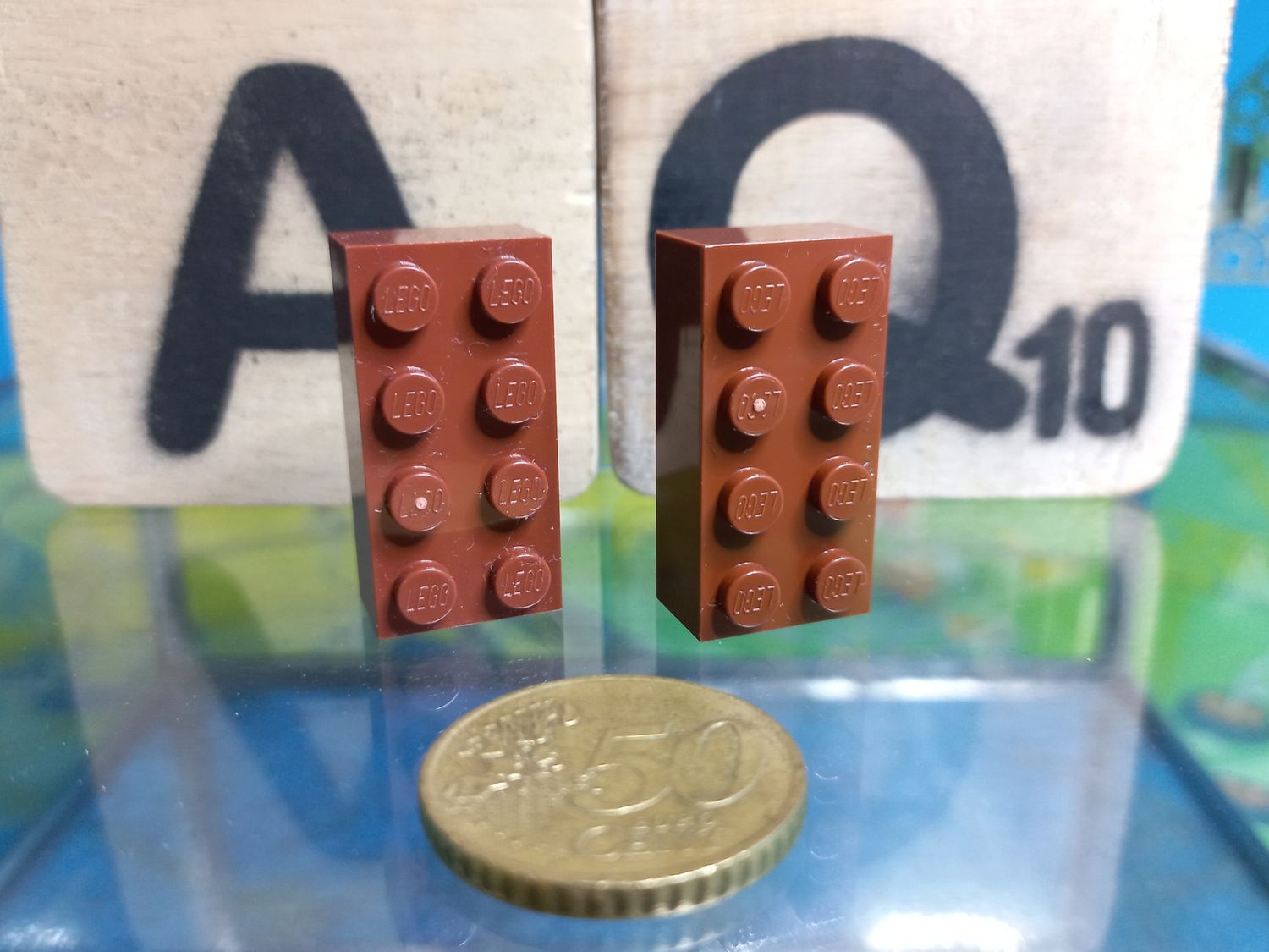Lego parts are often compatible with K'nex