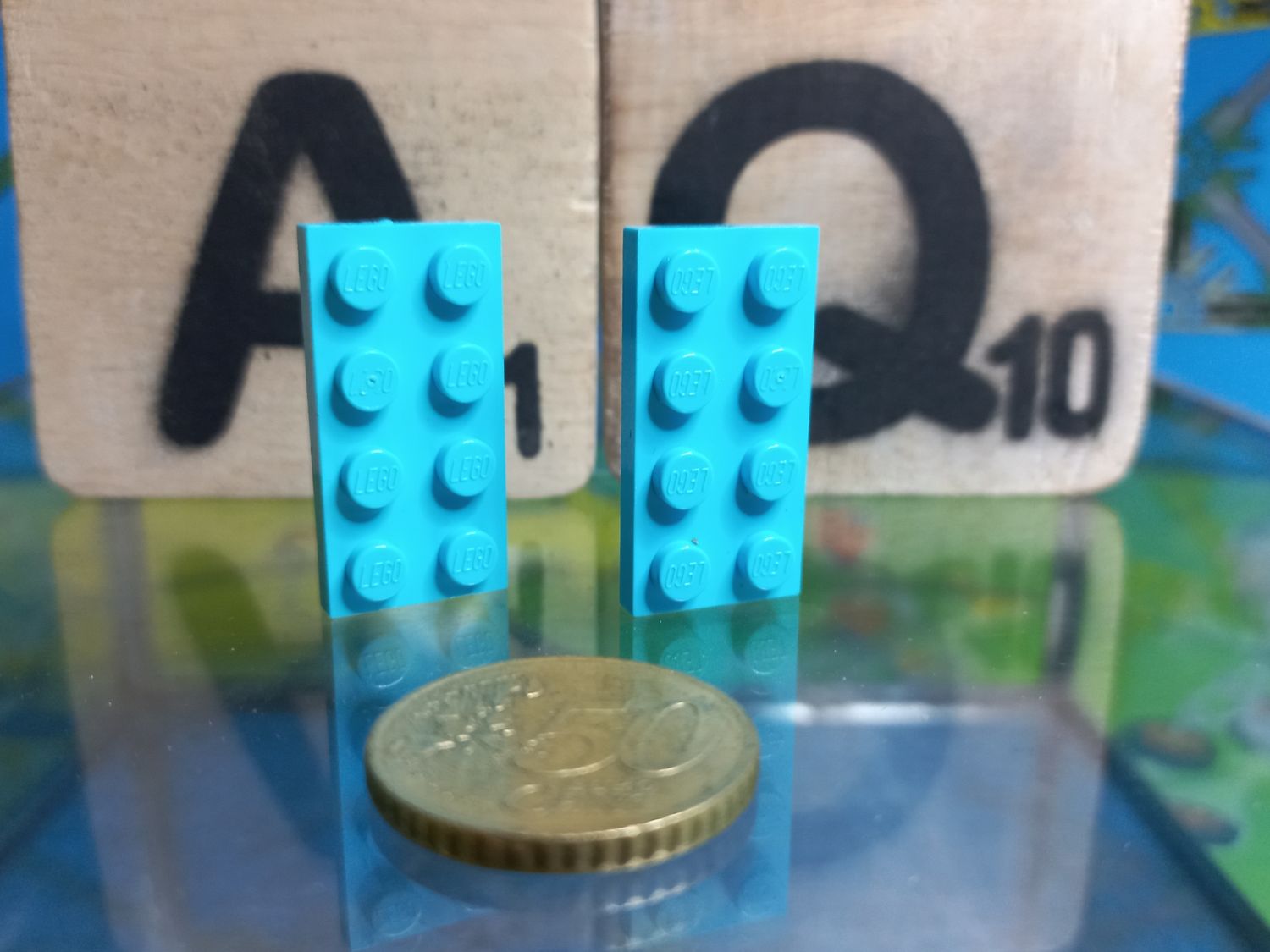 Lego parts are often compatible with K'nex