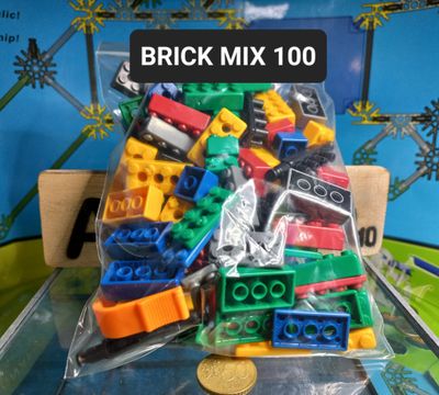 K'nex (Gebruikt) | Startpakket 100 | Bricks mix van 100 onderdelen | Leuk pakket om cadeau te geven