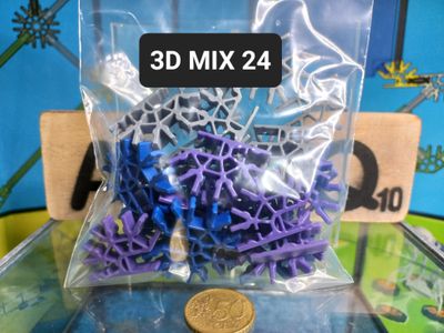 K'nex (Gebruikt) | Aanvulling Startpakket | Classic mix van 24 x 3D-onderdelen | Leuk om cadeau te geven