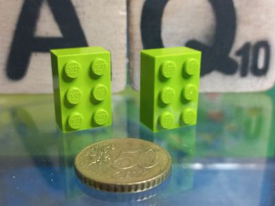 Lego parts are often compatible with K'nex