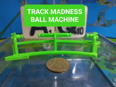 K'nex (Gebruikt) | Classic | Rails - Bocht | 99148 | Groen | Track Green - Special for Motorised Madness Ball Machine (50086)