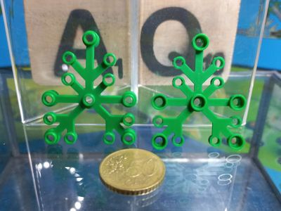 Lego parts are often compatible with K'nex
