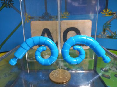K'nex (Gebruikt) | 70741 | Kid K'nex | Blauw | Krulstaart | Kid K'NEX Curly Tail Blue