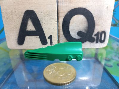 K'nex (Gebruikt) | 840606 | Groen | Brick short nose right - Green
