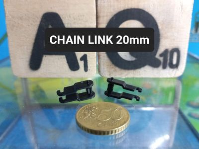 Bulk - Partij K'nex onderdelen - 100 x Micro Schakel 20 mm (1.5 cm) | Chain link Small 20mm