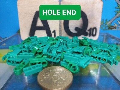 K'nex (Gebruikt) | Micro | Clip met gat  | 509012 | Groen | Clip with Hole end Green | Clip avec embout à trou
