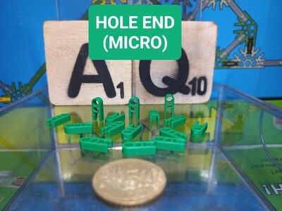K'nex (Gebruikt) | Micro | Clip met gat  | 509012 | Groen | Clip with Hole end Green | Clip avec embout à trou