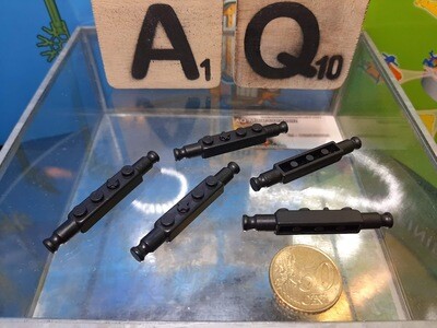 Brick (Axle) with rod ends and studs
