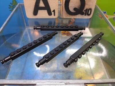 Brick (Axle) with rod ends and studs