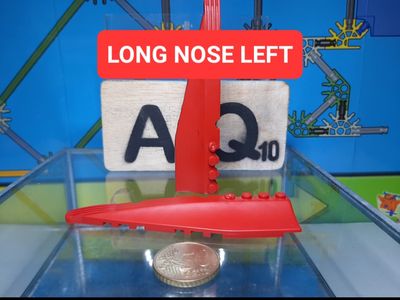K'nex  (Gebruikt) | 840702 | Rood | Brick long nose left