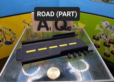 K'nex (Gebruikt) | Classic | Baandeel | Wegdeel met gele strepen | Road (10504/62712)