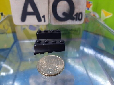 K'nex (Gebruikt) | 841306 | Zwart | Rechts | Brick wedge right Black