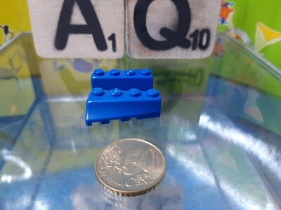 K'nex (Gebruikt) | 841301 | Blauw | Rechts | Brick wedge right Blue