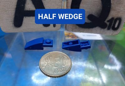 K'nex (Gebruikt) | 99109 | Blauw | Brick half wedge Blue