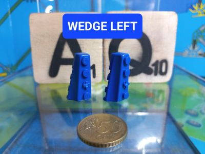 K'nex (Gebruikt) | 841201 | Blauw | Links | Brick wedge Left Blue