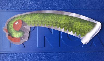 K'nex (Gebruikt) | 17616 | Kraken's Revenge | Kartonnen afbeelding van tentakel inktvis | Octopus tentacle / arm