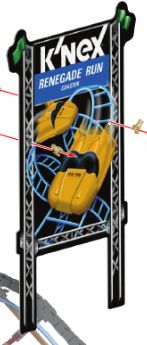 K'nex (Gebruikt) | Graphic | Kartonnen afbeelding - Renegade Run