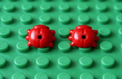 Lego parts are often compatible with K'nex