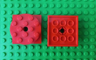 Lego parts are often compatible with K'nex