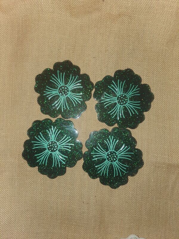 Sous Verres Fleurs