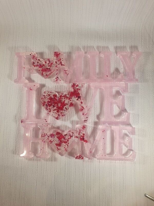 Mots rose, feuilles rose