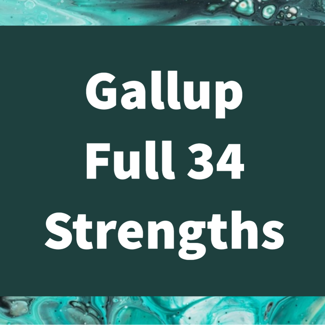 Gallup CliftonStrengths Full 34 Report