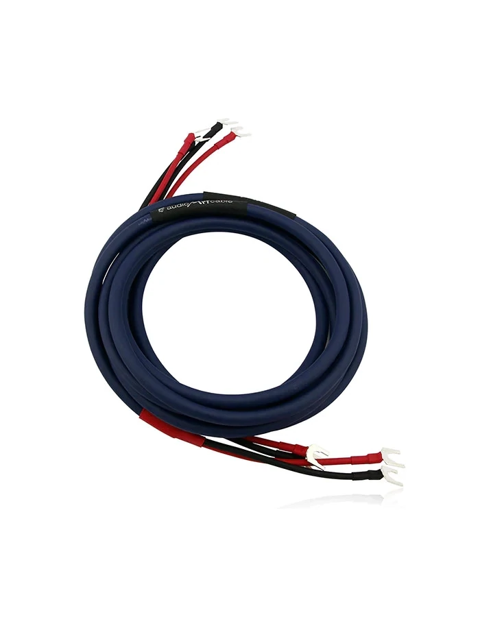 Audio Art AAC SC-5 Classic Double Bi-wire Speaker Cable Pair Silver Spade