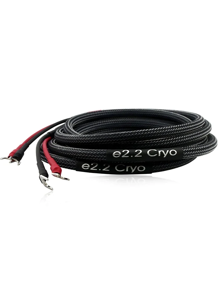 Audio Art AAC e2.2 Cryo Speaker Cable Pair Rhodium Spade