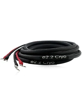 Audio Art AAC e2.2 Cryo Speaker Cable Pair Rhodium Spade