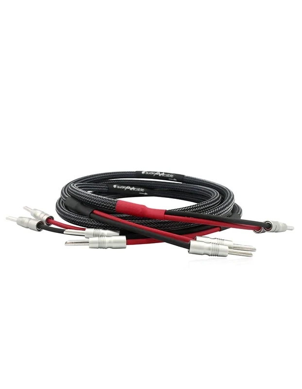 Audio Art AAC e2.2 Cryo Speaker Cable Pair Rhodium Banana