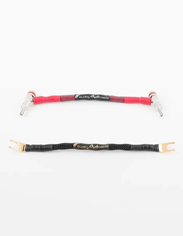 Audio Art AAC Statement e SC Cryo Speaker Cable 4 Piece Jumper Set Specify Connectors