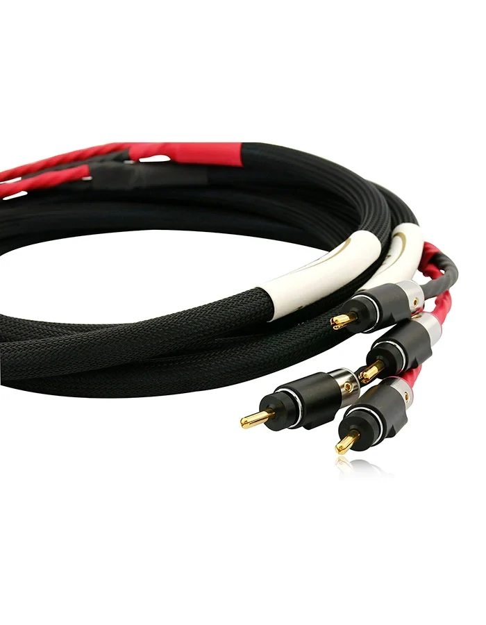 Audio Art AAC Statement e SC Cryo Bi-wire Speaker Cable Pair Gold Banana