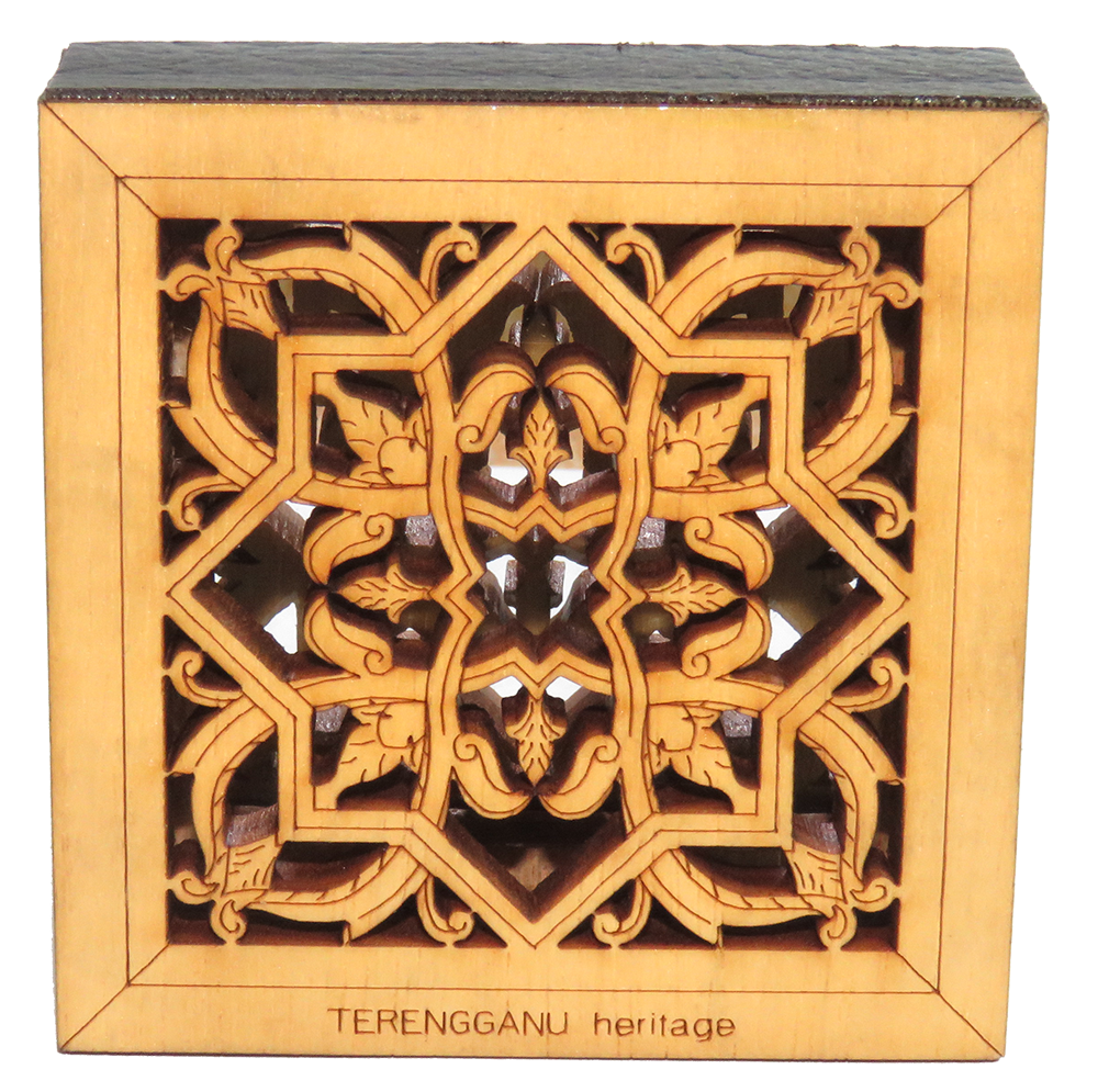 Cermin Muka Motif Geometri