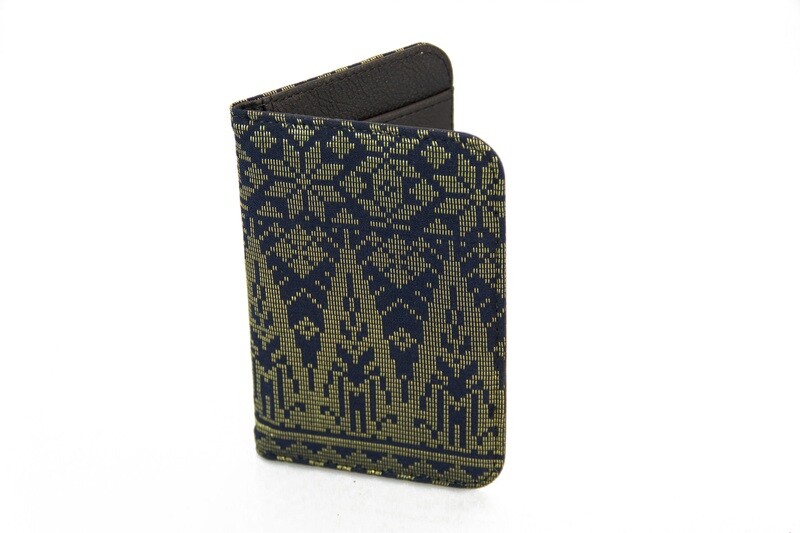 Songket Passport Holder (Dark Blue)