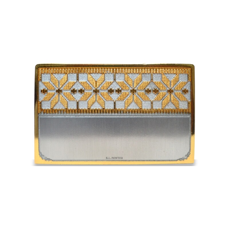 Card Holder Songket Gold