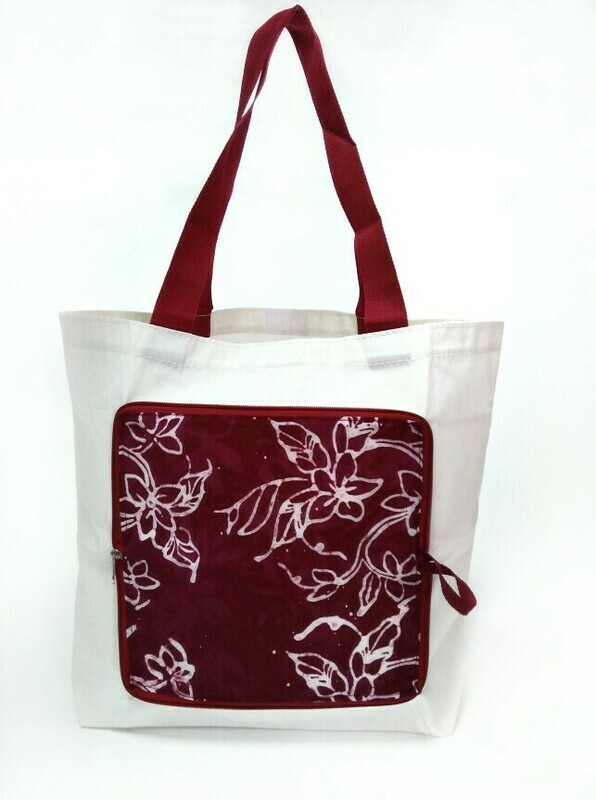 Batik Folding Bag Zip