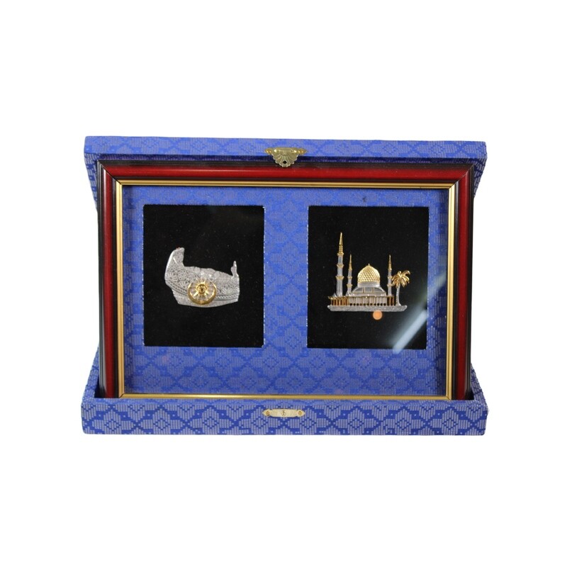 Frame Pewter 2 in 1 with Songket Box