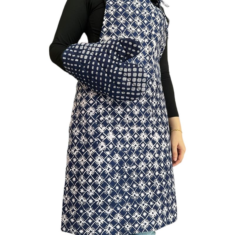 Batik Apron & Mitten COMBO