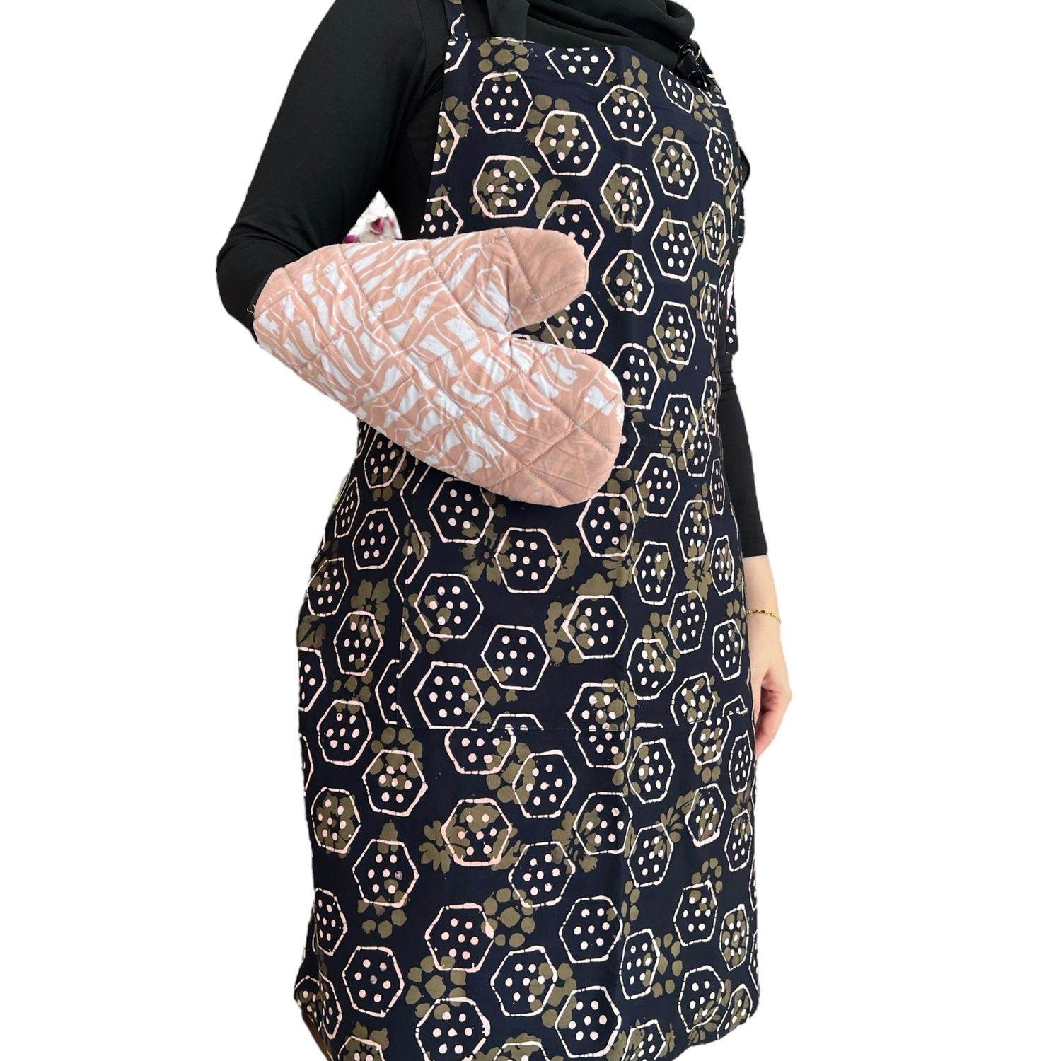 Batik Apron & Mitten COMBO
