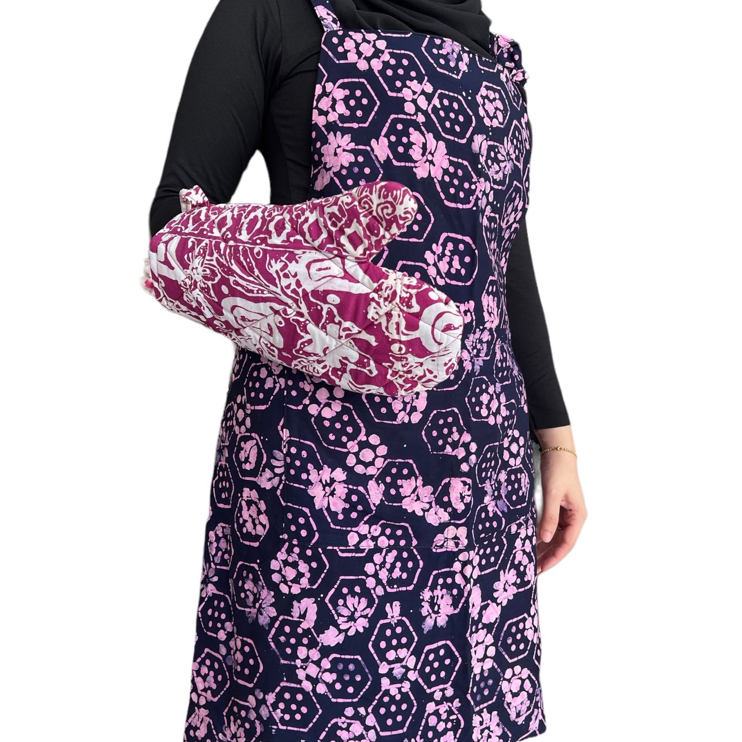 Batik Apron & Mitten COMBO