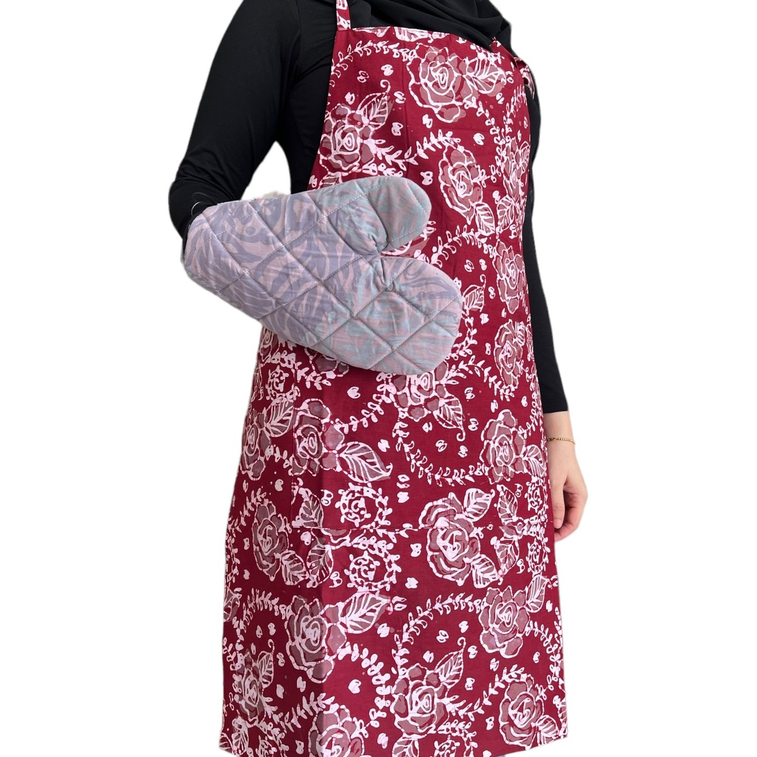 Batik Apron & Mitten COMBO